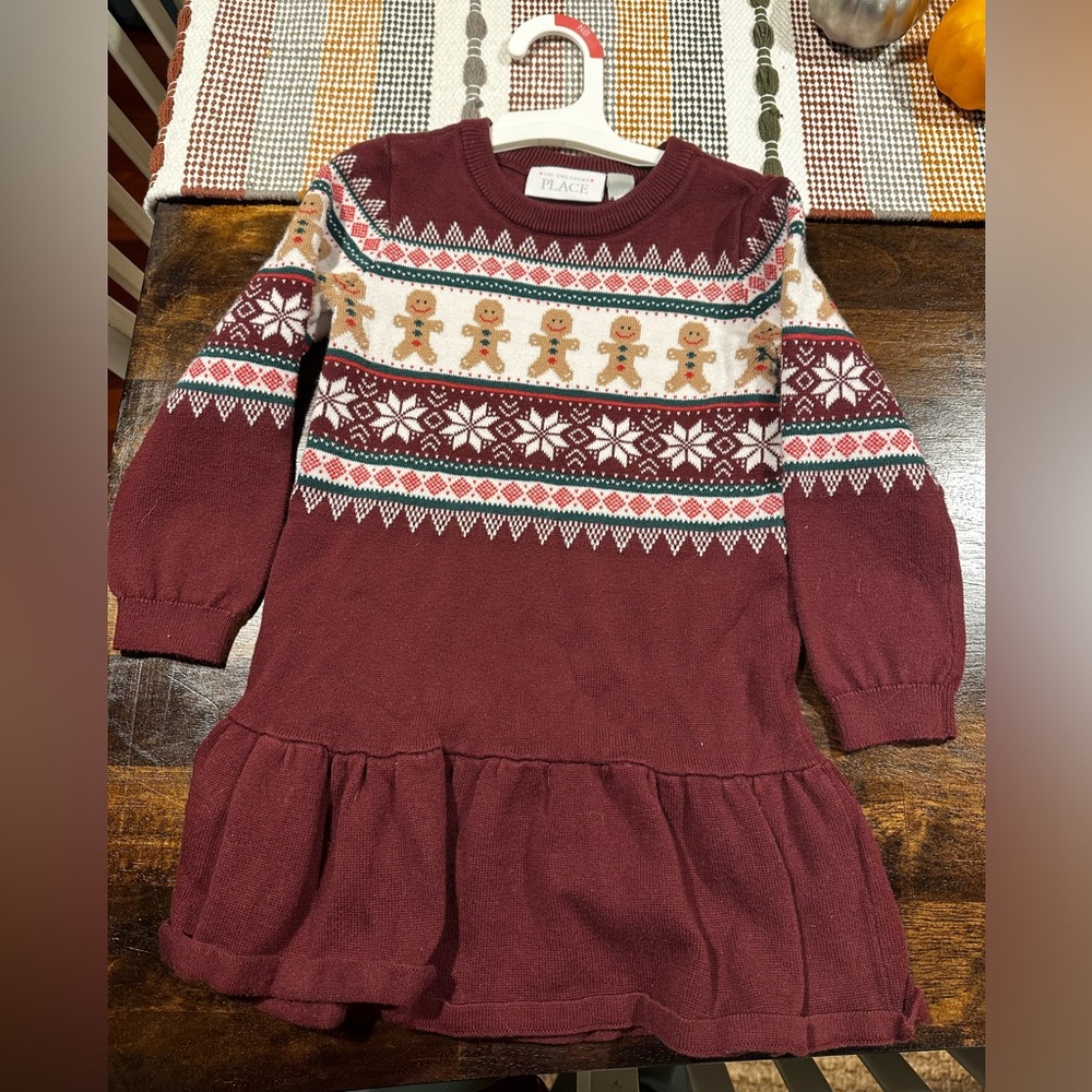 3T Children’s Place Gingerbread Dress VGUC